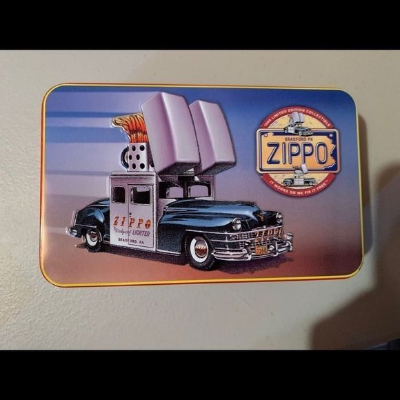 zippo Storage & Organization Zippo Lighters Empty Tin Collectors